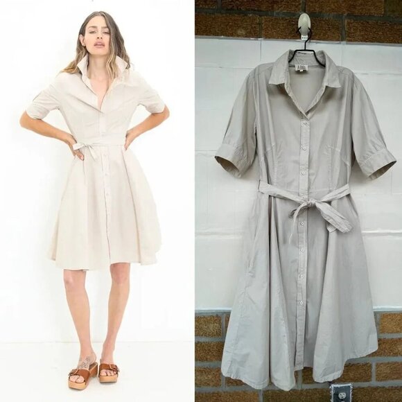 A SHIRT THING SUZANNE PARACHUTE - SAND LARGE - Picture 2 of 16